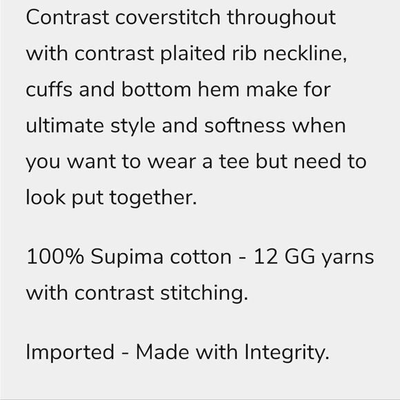 Agave Denim Forerunner Supima Crew Raglan Sweater - Picture 9 of 9